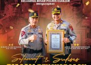 Kinerja Optimal, Polres Cianjur Raih Penghargaan Pos Terpadu Operasi Ketupat Lodaya 2026