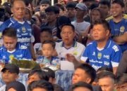 Meriah dan Aman, Nobar Persib vs Persija di Mako Polres Cianjur Disambut Antusias