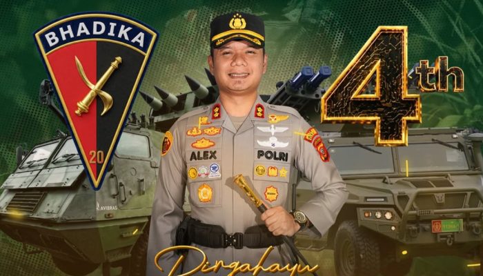 Kapolres Cianjur Ucapkan Dirgahayu Ke-4 Yonarmed 20/Bhadika Yudha