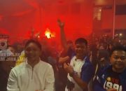 Meriah dan Kondusif, Polres Cianjur Nobar Bareng Rayakan Gelar Juara Persib Bandung