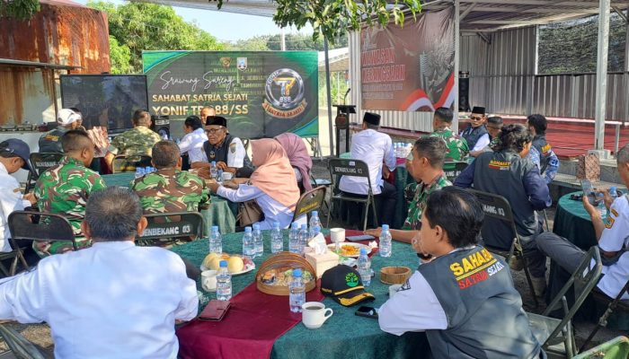 Perkuat Sinergi Lintas Sektor, Perhutani KPH Kebonharjo Hadiri Acara ‘Ngobras Bareng’ Yonif 888 Satria Sejati