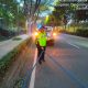 Cegah Kecelakaan dan Jaga Keselamatan Pengguna Jalan, Satlantas Polres Tangsel Gelar Penyisiran Ranjau Paku di Kawasan BSD