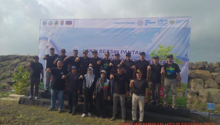 Peringati Hari Lingkungan Hidup, Perhutani KPH Banyumas Barat Sengkuyung Program “Mageri Segoro” di Cilacap