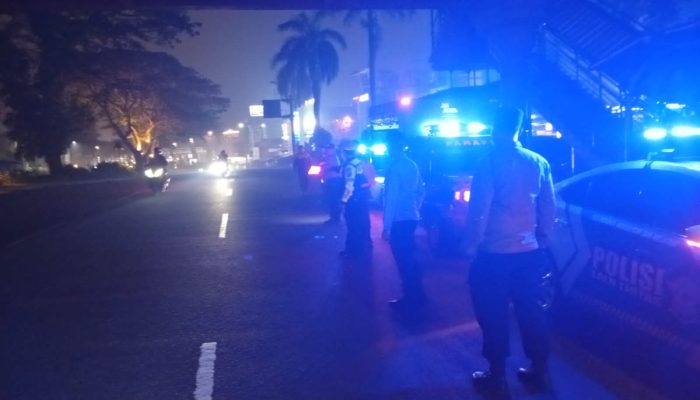 Polres Tangerang Selatan Gelar Patroli Razia Stasioner Ciptakan Kamtibmas Yang Kondusif