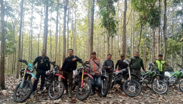 Antisipasi GuKamHut dan KarHutLa, Perhutani Kebonharjo Intensifkan Patroli Motor di Medan Ekstrem