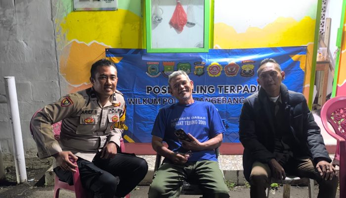 Poskamling Terpadu Perkuat Sinergi Warga dan Polri, Polsek Kelapa Dua Tingkatkan Keamanan Lingkungan