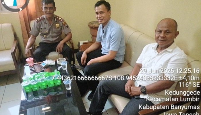 Pertegas Sinergitas, Perhutani KPH Banyumas Barat Perkuat Koordinasi dengan Polsek Lumbir Demi Keamanan Hutan