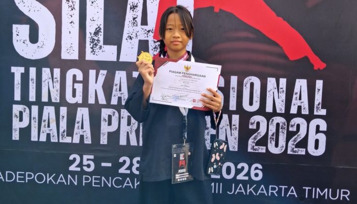 Atlet Cilik Asal Indramayu Raih Juara I Pencak Silat Tingkat Nasional Piala Presiden 2026