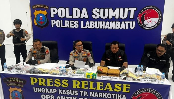 Kinerja Satresnarkoba Polres Labuhanbatu Naik 24,62%, Dari Tahun 2025, Wakapolres Beri Apresiasi