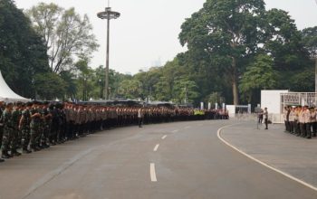 Pengamanan Ketat Indonesia vs Mozambik, Brimob Metro Jaya Turun Langsung di GBK