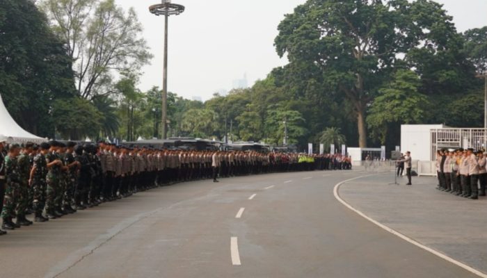Pengamanan Ketat Indonesia vs Mozambik, Brimob Metro Jaya Turun Langsung di GBK