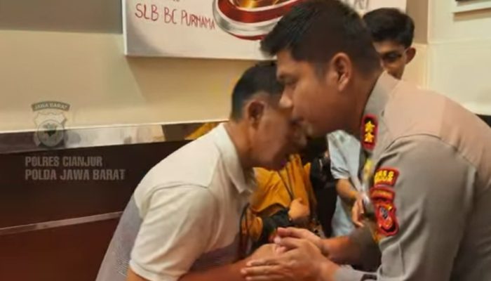 Karya Siswa Disabilitas Jadi Kebanggaan, Kapolres Cianjur Pajang Lukisan di Ruang Kerja