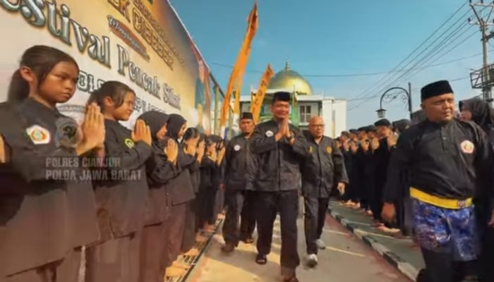 Festival Pencak Silat Cibeber Cup II Meriah, Kapolres Cianjur Gaungkan Semangat Anti Tawuran