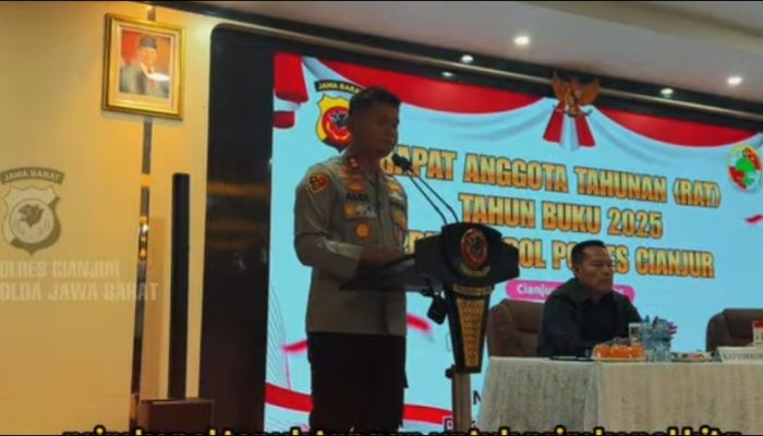 Kapolres Cianjur Pimpin RAT Primkoppol, Fokus Perkuat Kesejahteraan Anggota