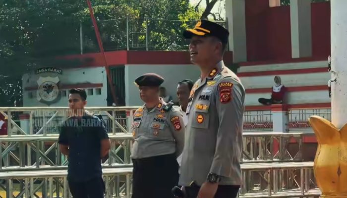 Kapolres Cianjur Cek Kesiapan Personel Lewat Gladi Kotor Hari Bhayangkara ke-80