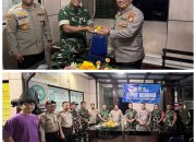 Soliditas TNI – Polri Pada HUT Bhayangkara ke 80, Koramil Kebayoran Baru Geruduk Polsek Metro Kebayoran Baru