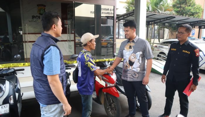 Hari Ketiga Operasi Berantas Jaya 2026, Polres Tangsel Ungkap 12 Kasus Curanmor, 15 Tersangka Diamankan