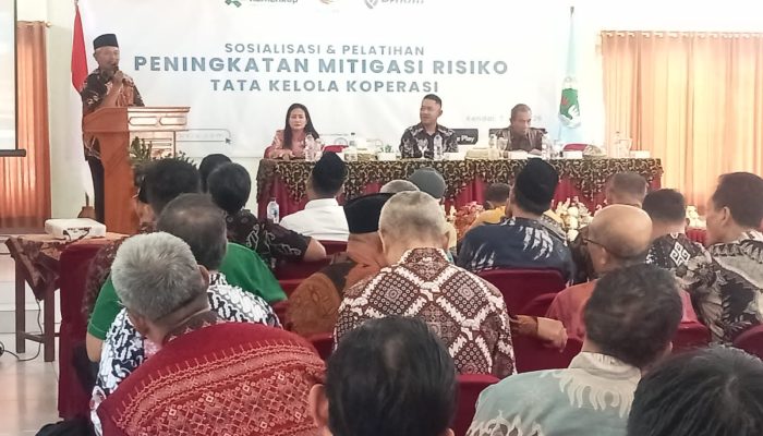 Rangkaian Peringatan Hari Koperasi Ke 79 , Dekopinda Kabupaten Kendal Berikan Sosialisasi Terkait Pelatihan Peningkatan Mitigasi Resiko Tata Kelola Koperasi