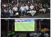 Perkuat Kedekatan Polri dan Masyarakat, Kapolres Metro Jakarta Selatan Nobar Piala Dunia Bersama Warga