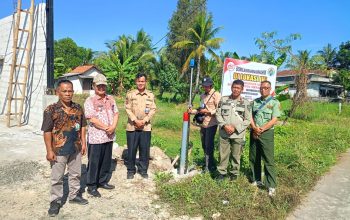 Perhutani KPH Banyumas Barat Kawal Pengukuran Lahan Hutan Untuk Kantor KopDes Cimrutu Patimuan