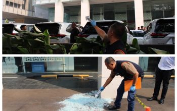 Kaca Kantor BGN Pecah, Polisi: Dugaan Awal Faktor Cuaca Panas