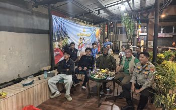 Nobar Piala Dunia Perancis vs Maroko, Polsek Ciputat Timur Perkuat Sinergitas 3 Pilar dan Sabuk Kamtibmas