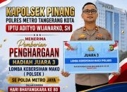Dari Kebersihan Lahir Pelayanan Terbaik Polsek Pinang Raih Juara 3 Tingkat Polres