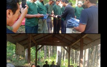 Dedikasi Untuk Penyadap: Direktur Operasional Perhutani Turun Langsung Berikan Cinderamata di BKPH Lumbir