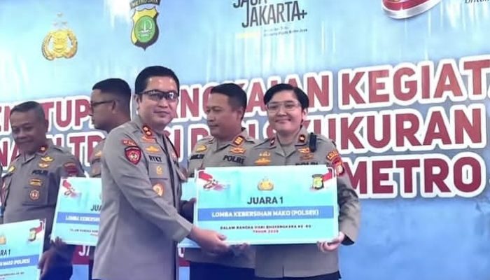 Syukuran HUT Bhayangkara ke 80, Polsek Pesanggrahan Meraih Juara Satu Dalam Kebersihan Mako