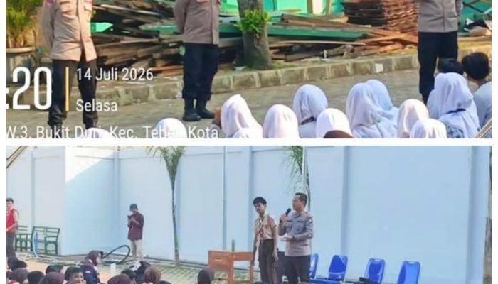 Pelaksanaan MPLS 2026, Kapolsek Tebet Berikan Edukasi Kepada Pelajar SMK As – Syafi’iyah dan SMP Negeri 15 Jakarta