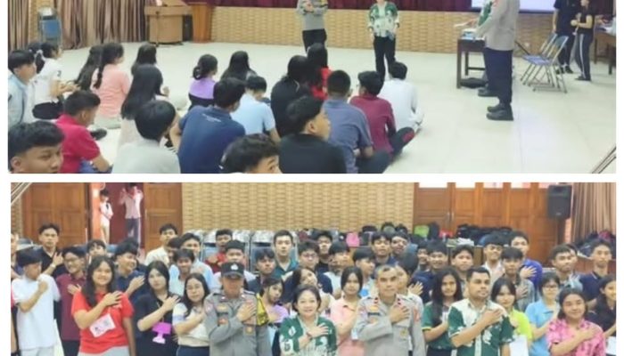 Unit Binmas Polsek Tebet Berikan Edukasi Kepada Pelajar Tingkat SD, SMP, dan SMK Dalam Masa MPLS 2026