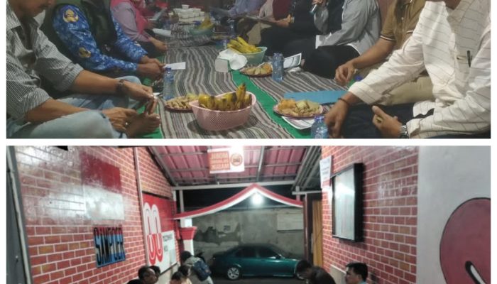 Hadiri Pertemuan Rutin Bulanan RW.09 Ragunan, Kasatpel LH Kecamatan Pasar Minggu dan Lurah Ragunan Sosialisasikan Gerakan Pemilahan Sampah