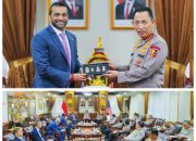 Kapolri Terima Audiensi Direktur FBI, Perkuat Kerja Sama Penanggulangan Kejahatan Transnasional