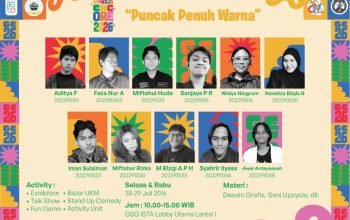 Tinggal 4 Hari Lagi! Pembuktian Pamungkas Mahasiswa DKV ISTA Hadir Lewat Ekshibisi “GRASTA ENCORE 2026: Puncak Penuh Warna”