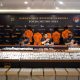 Polda Metro Jaya mengungkap sindikat pengedar obat keras daftar G sebanyak 575.200 butir di sebuah bangunan semi permanen.