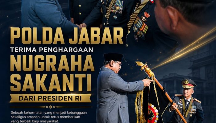 Polda Jabar Kembali Ukir Prestasi, Raih Penghargaan Bergengsi Nugraha Sakanti
