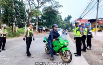 Cianjur Perang Lawan Knalpot Brong, Razia Gabungan Digelar Demi Jalanan Lebih Tertib