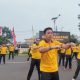 Personel Polres Cianjur Kompak Ikuti Apel, Senam, dan Pemeriksaan Kesehatan