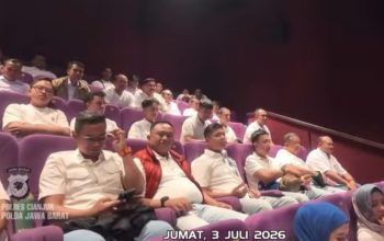 Kapolres Cianjur Ajak Seluruh Personel Nobar Film “Tanah Runtuh”, Ini Tujuannya