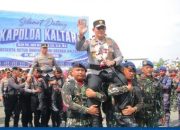 Tradisi Welcome and Farewell Parade Warnai Serah Terima Kepemimpinan Kapolda Kaltara
