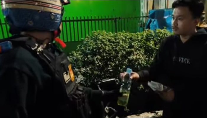 Patroli KRYD Tim Maung Polres Cianjur Berhasil Amankan Pembawa Obat Keras dan Miras