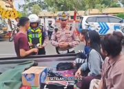 Operasi Satlantas Polres Cianjur: 32 Knalpot Brong Diamankan, Penumpang Pikap Diberi Tumpangan Aman