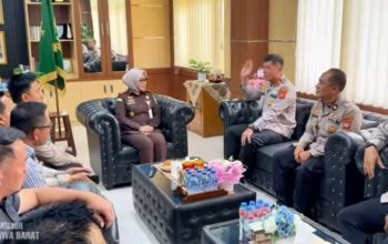 Jaga Kekompakan Antar Aparat, Kapolres Cianjur Kunjungi Kejaksaan Negeri
