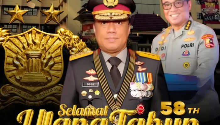 Kapolres Cianjur dan Jajaran Ucapkan Selamat Ulang Tahun ke-58 kepada Wakapolri